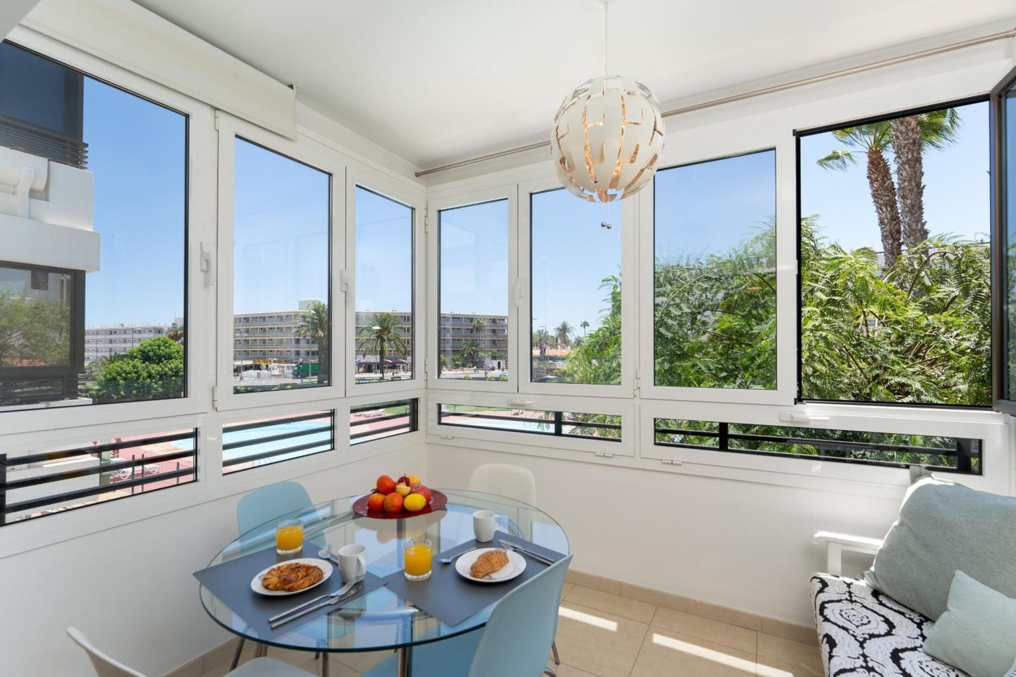 Garden View Apartment Iguazu 3 Near Yumbo Плайя-дель-Инглес Экстерьер фото